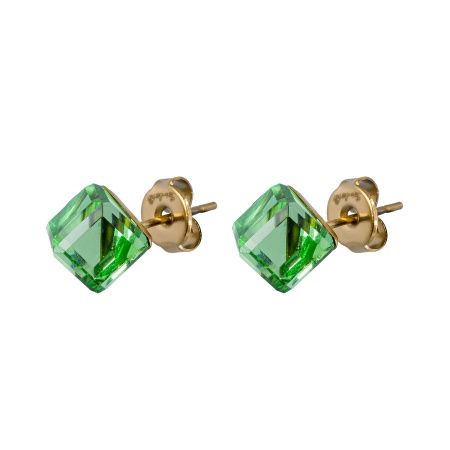 Пусеты Fiore Luna,  Peridot, SWE2127/2 PE G